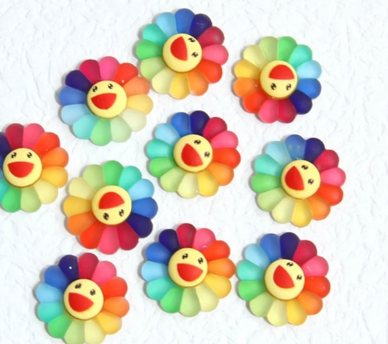 Opaque Flower 3D Kawaii Nail Art