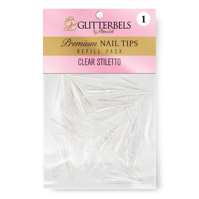 Clear Stiletto Tips Refill