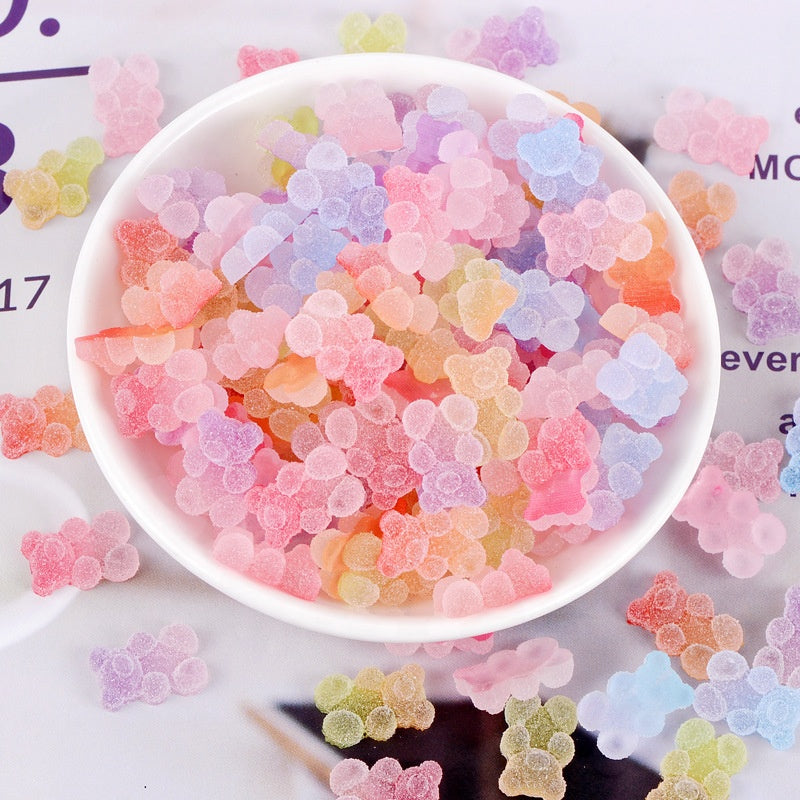 Sugar Gummy Bear 3D Kawaii Nail Art