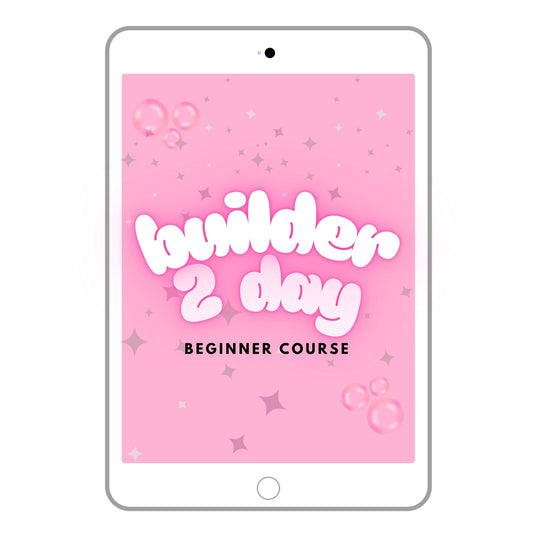 Beginner Builder Gel & Soft Gel Extension Course - Group Online