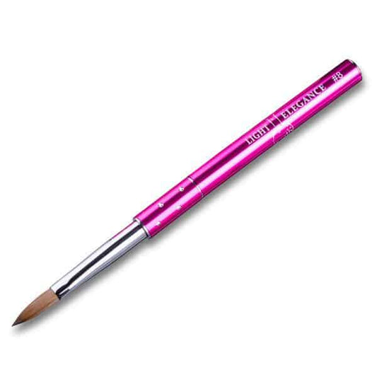 Light Elegance #8 Kolinsky Acrylic Brush