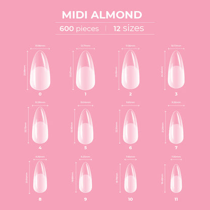 Dream Cover Full Tips Almond