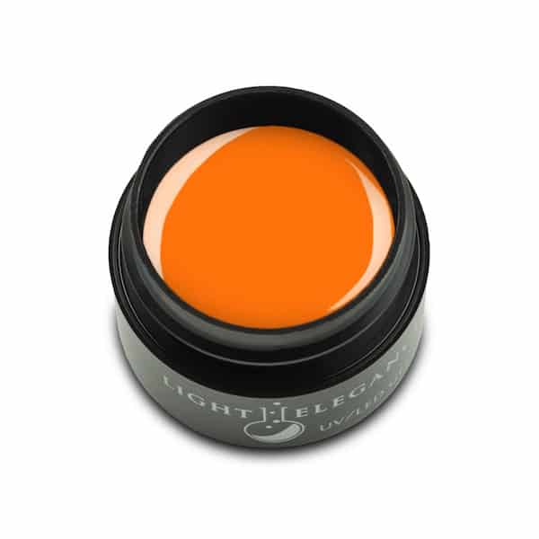 Neon Orange Gel Paint