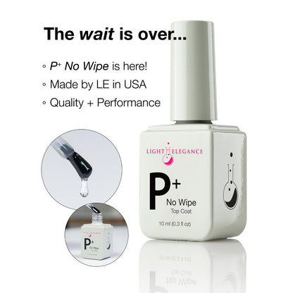 P+ No Wipe Soak-off Top Coat 10ml