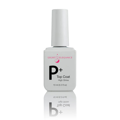 P+ High Shine Soak-off Top Coat 10ml