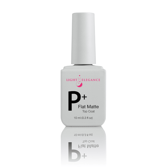 P+ Flat Matte Soak-off Top Coat – 10ml