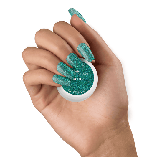 Peacock Glitter Gel