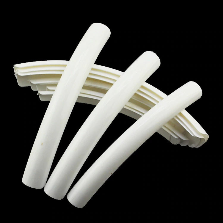 White Tips Medium Rounded Square 10pk White XL Square Tips – Pretty Nail Co